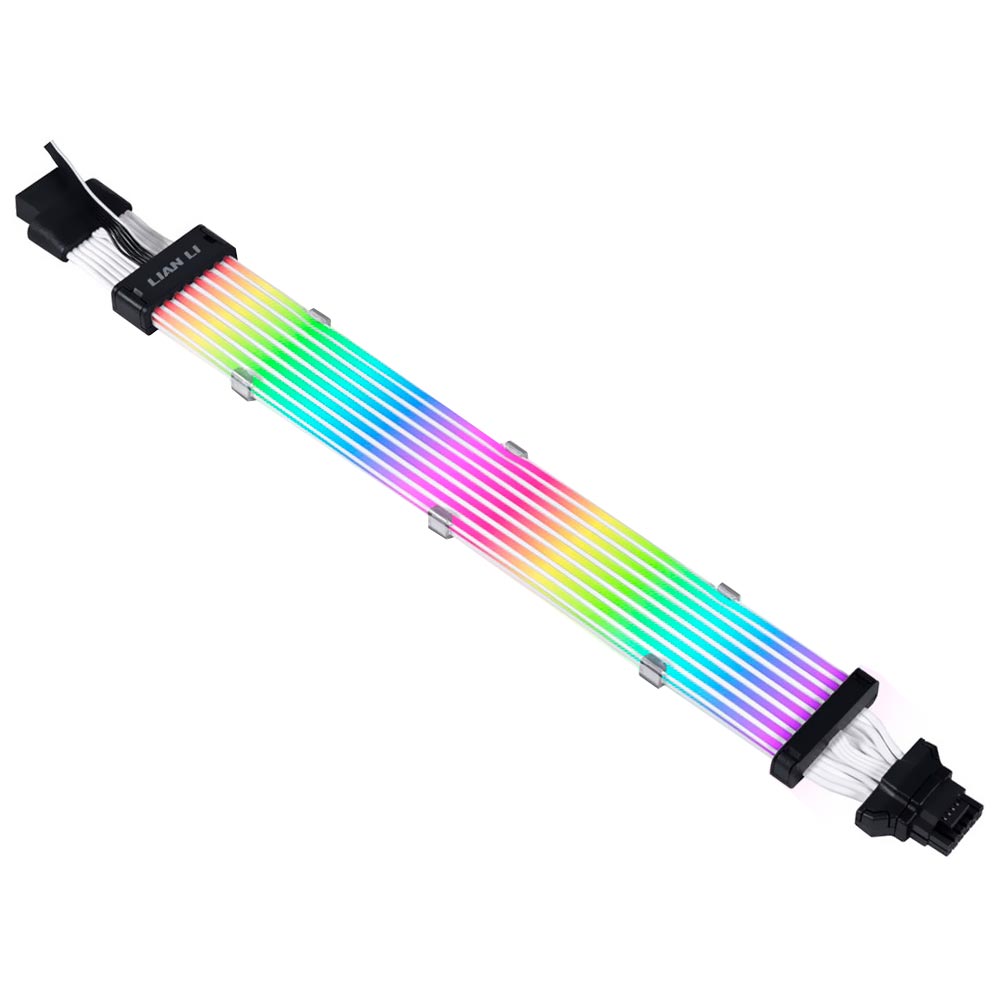 CABO EXTENDER LIAN LI PW16-8PV2 STRIMER PLUS V2  8 LIGHT GUIDE 12 PIN 320MM PRETO 