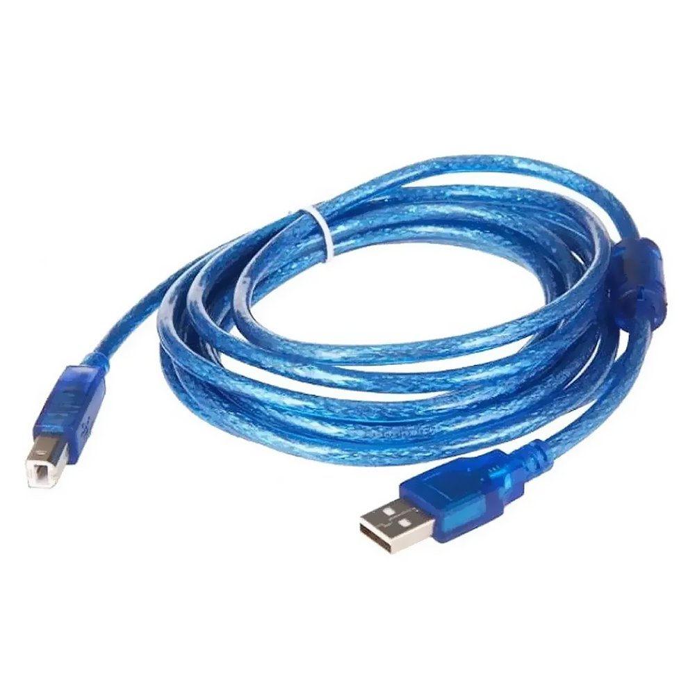 Cabo para Impressora USB 2.0 Azul - 3M (com Filtro)