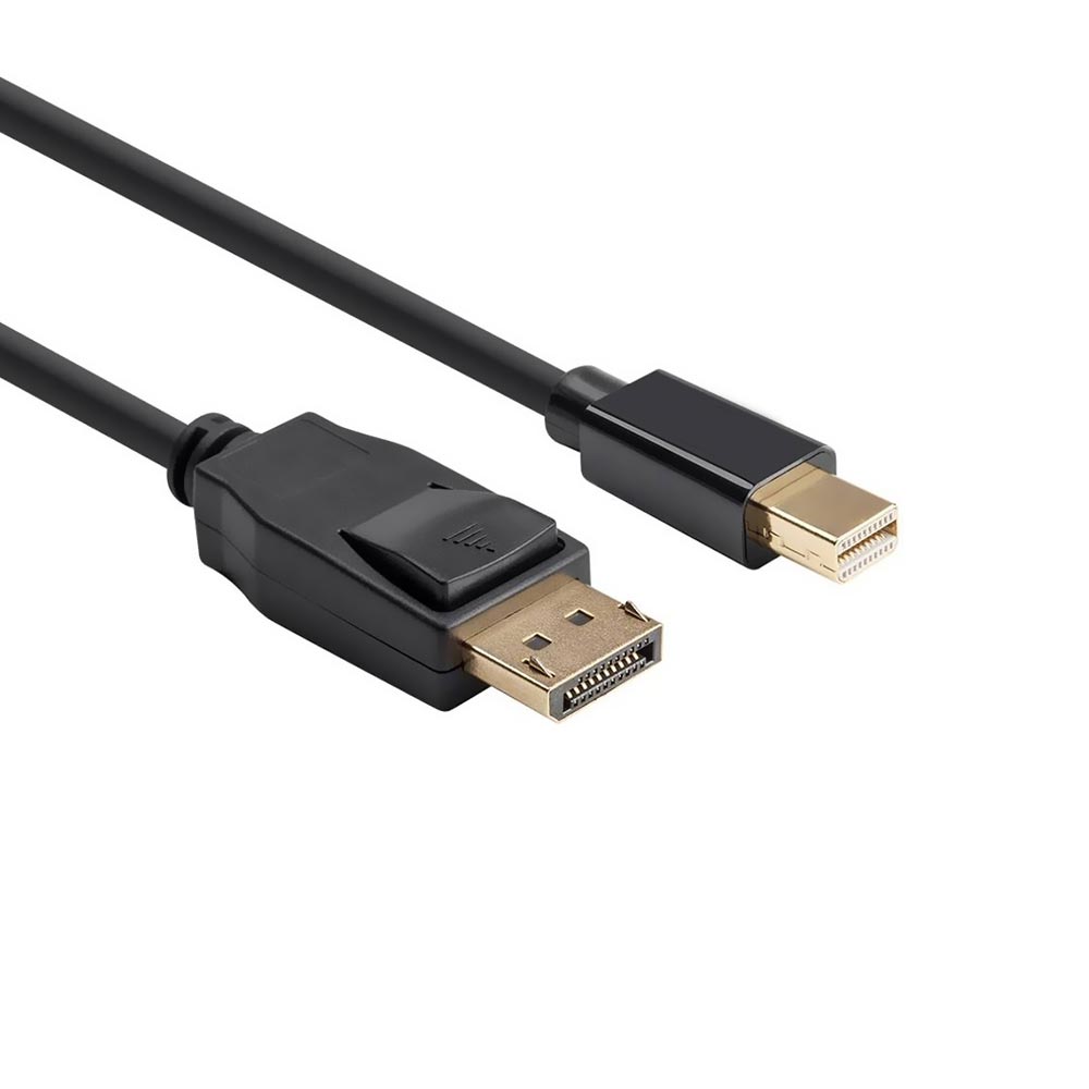 Cabo Adaptador Mini DisplayPort para DisplayPort Macho 1.5M - Preto