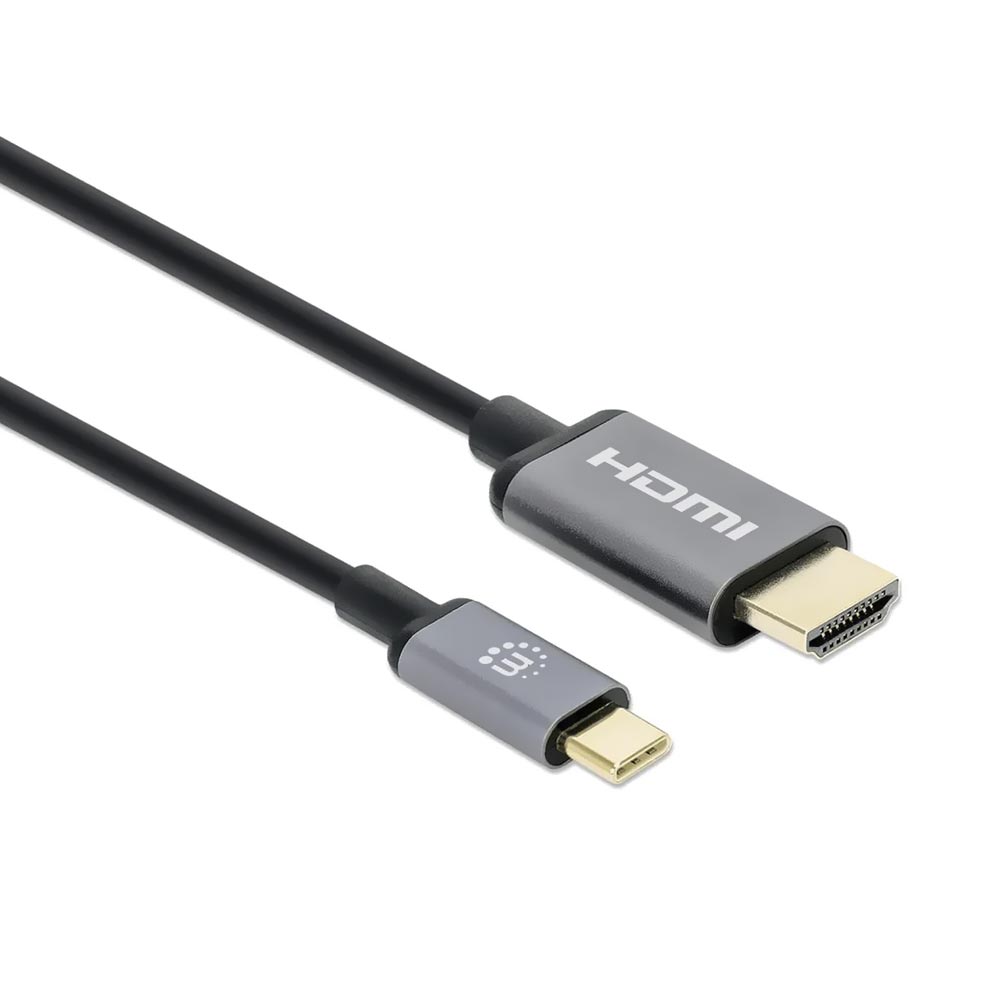 Cabo Adaptador USB-C Macho para HDMI Macho Manhattan 152235 - 1M