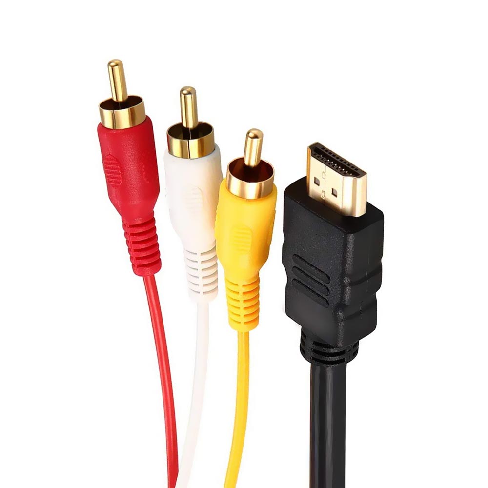 Cabo HDMI para 3RCA -   1.8M