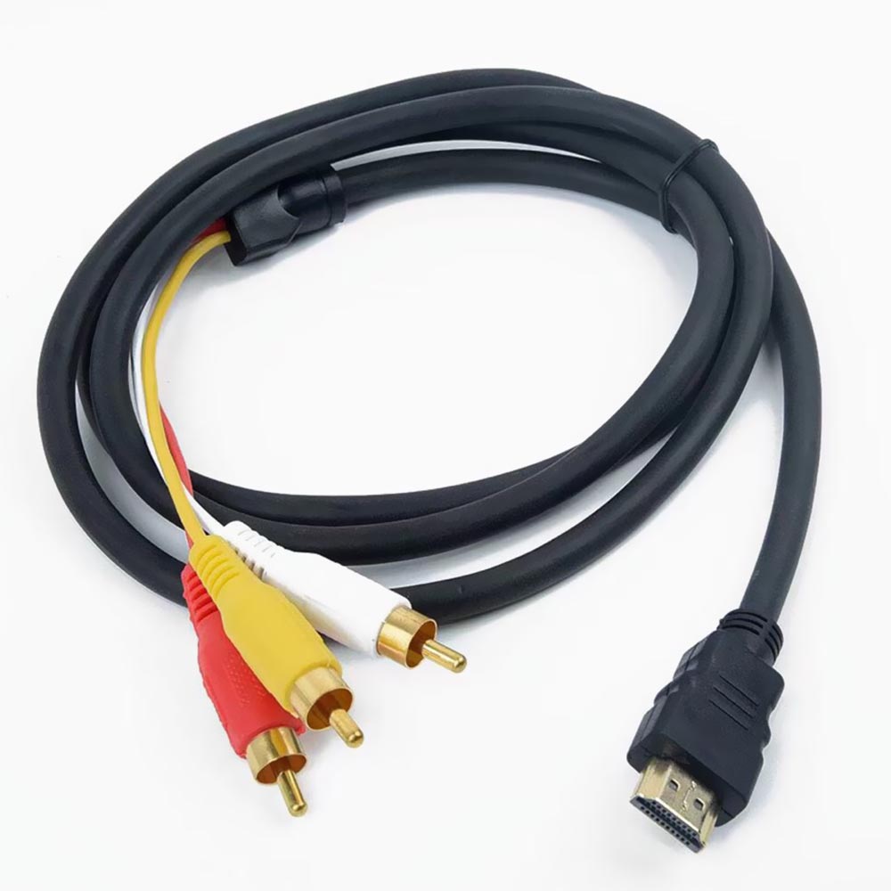 Cabo HDMI para 3RCA -   1.8M