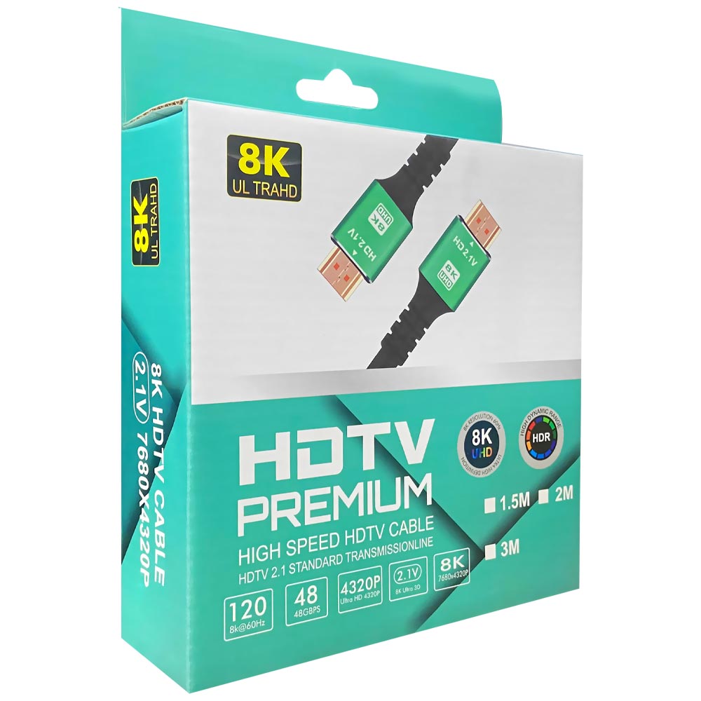 Cabo HDMI para HDMI - 1.5M HDTV Premium 8K UHD