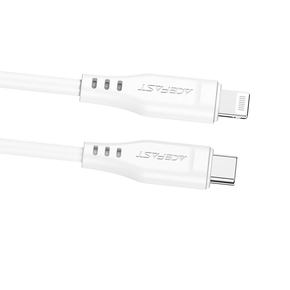 Cabo Acefast C3-01 Lightning A USB-C Macho 1.2M - Branco