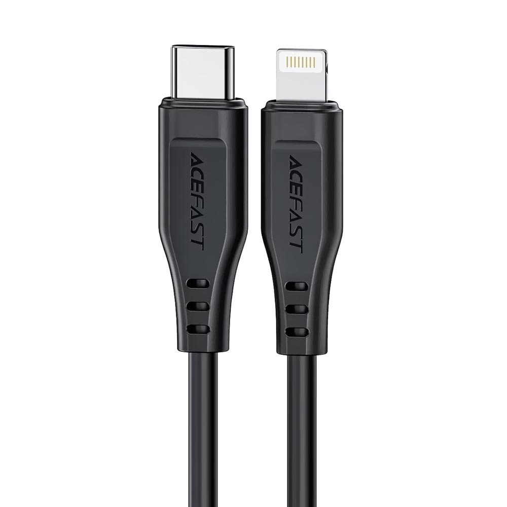 Cabo Acefast C3-01 Lightning A USB-C Macho 1.2M - Preto