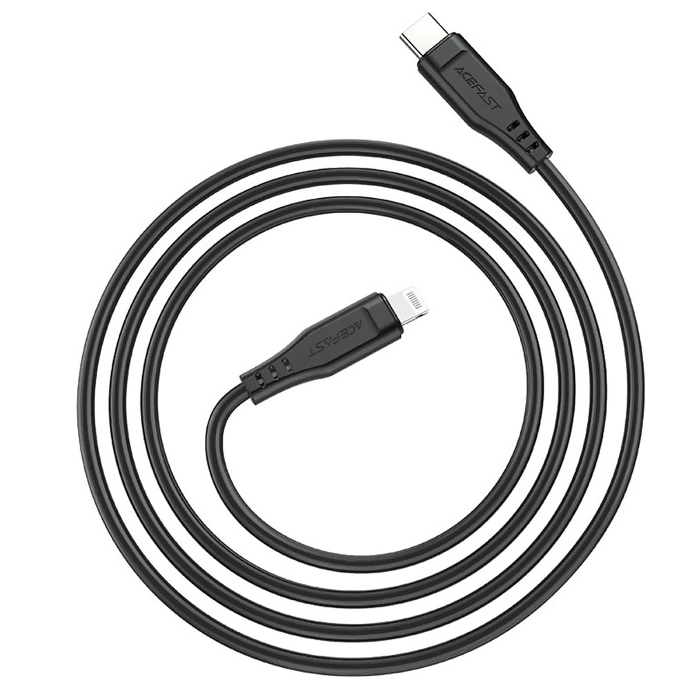 Cabo Acefast C3-01 Lightning A USB-C Macho 1.2M - Preto