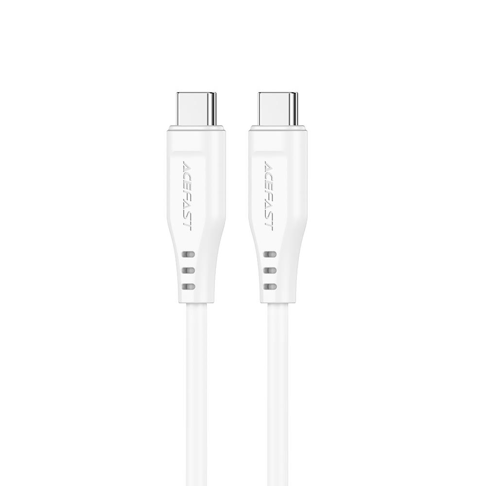 Cabo Acefast C3-03 USB-C Macho A USB-C Macho 1.2M - Branco