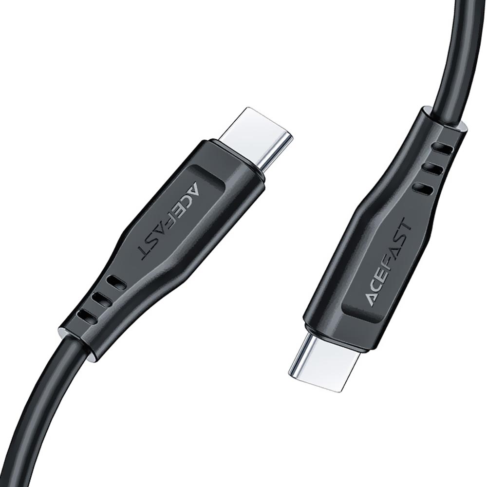 Cabo Acefast C3-03 USB-C Macho A USB-C Macho 1.2M - Preto