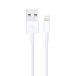 Cabo Apple Lightning A USB MD819FE/A 2M - Branco