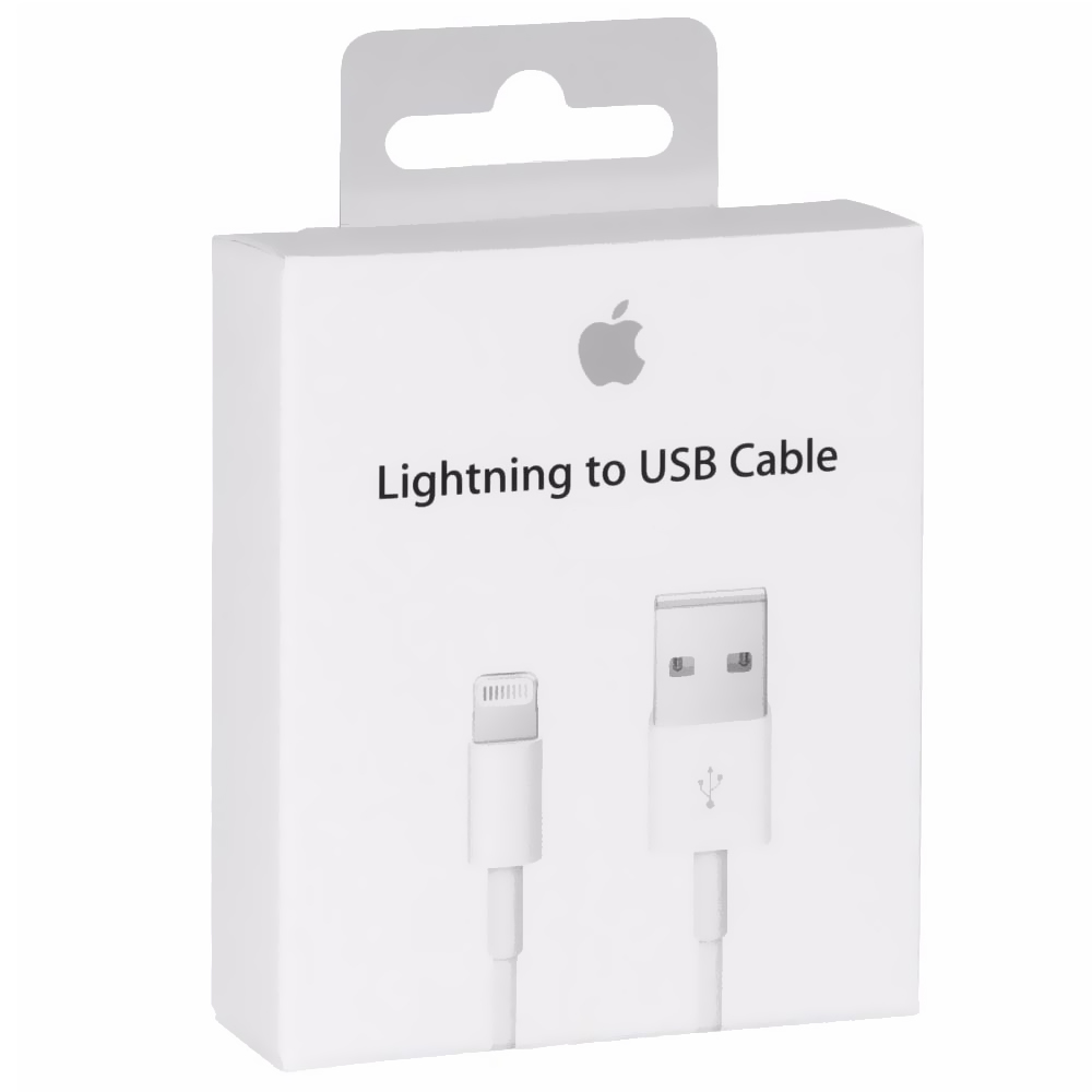 Cabo Apple Lightning A USB MUQW3ZM/A 1M - Branco