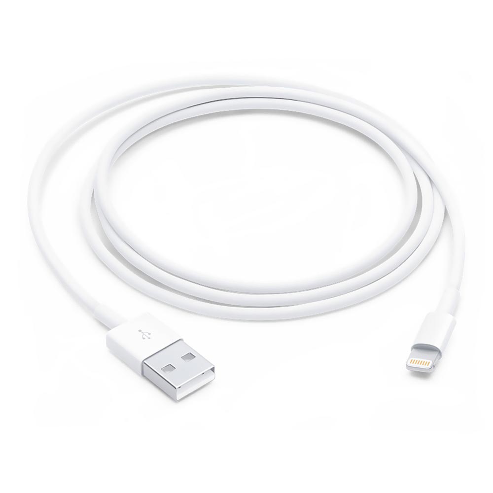 Cabo Apple Lightning A USB MXLY2ZE/A 1M - Branco