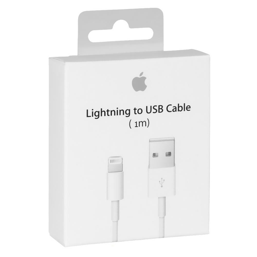 Cabo Apple Lightning A USB MXLY2ZE/A 1M - Branco