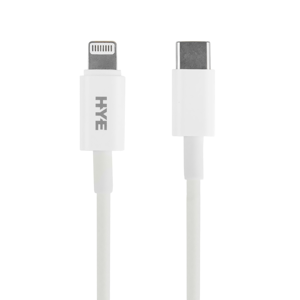 Cabo HYE HYE180 USB-C Macho A Lightning 1M - Branco