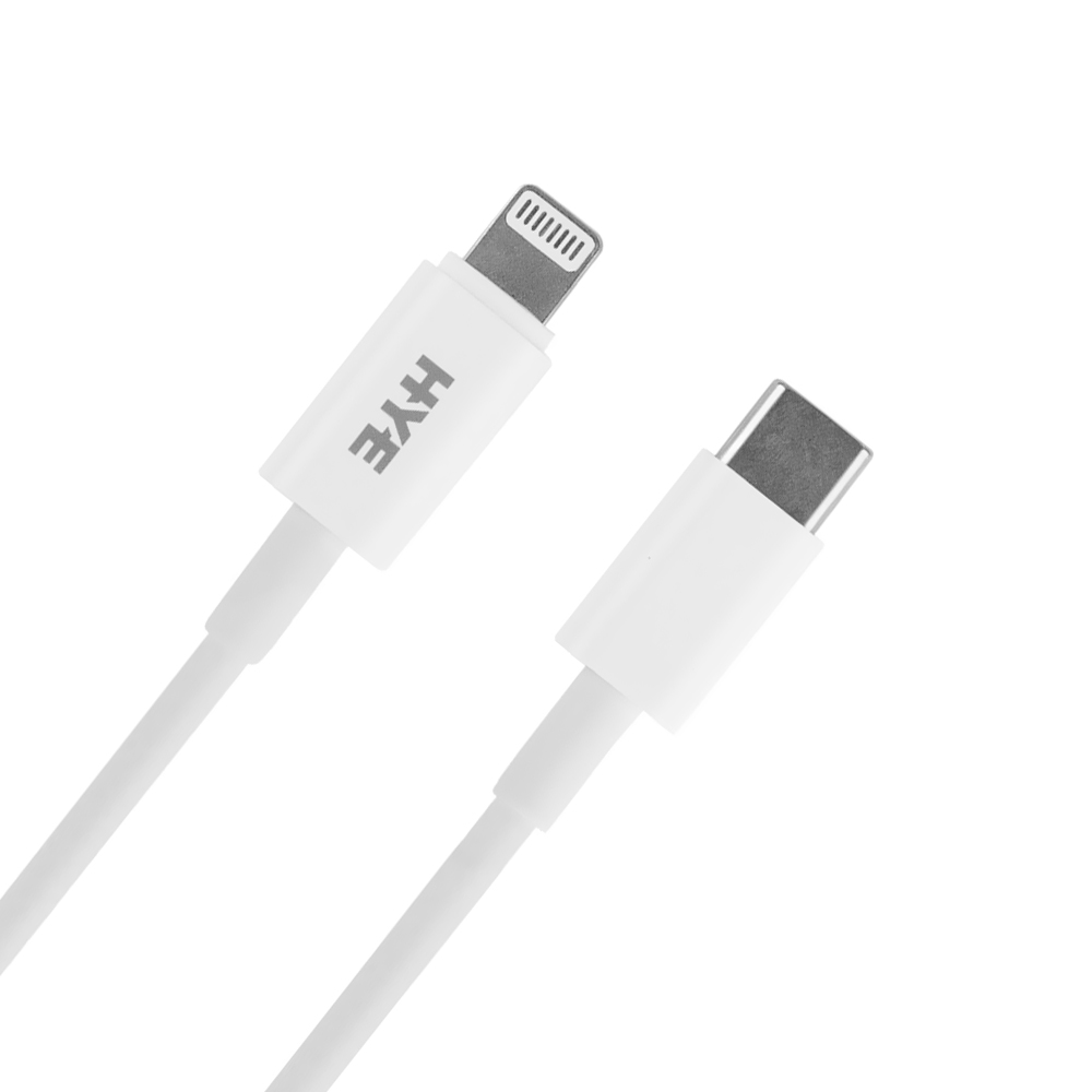 Cabo HYE HYE180 USB-C Macho A Lightning 1M - Branco