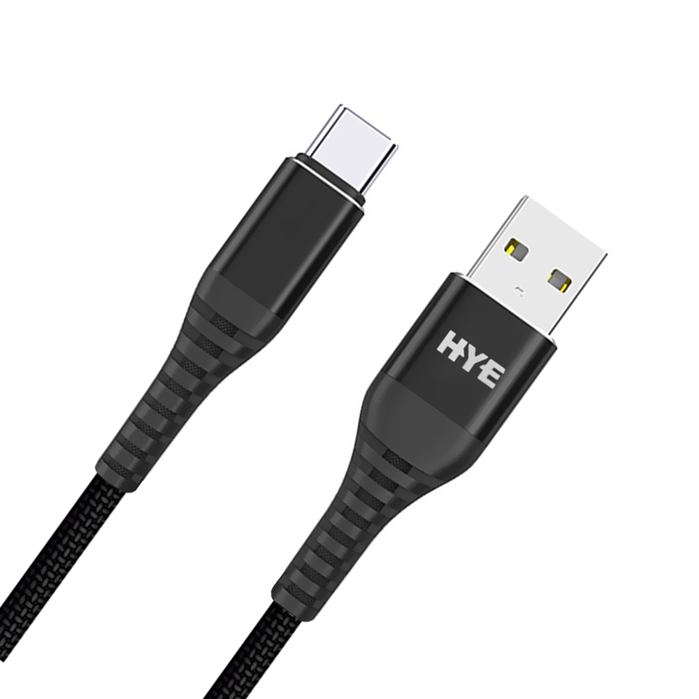 Cabo HYE HYE25C USB-C Macho A USB Macho 1.2M - Preto