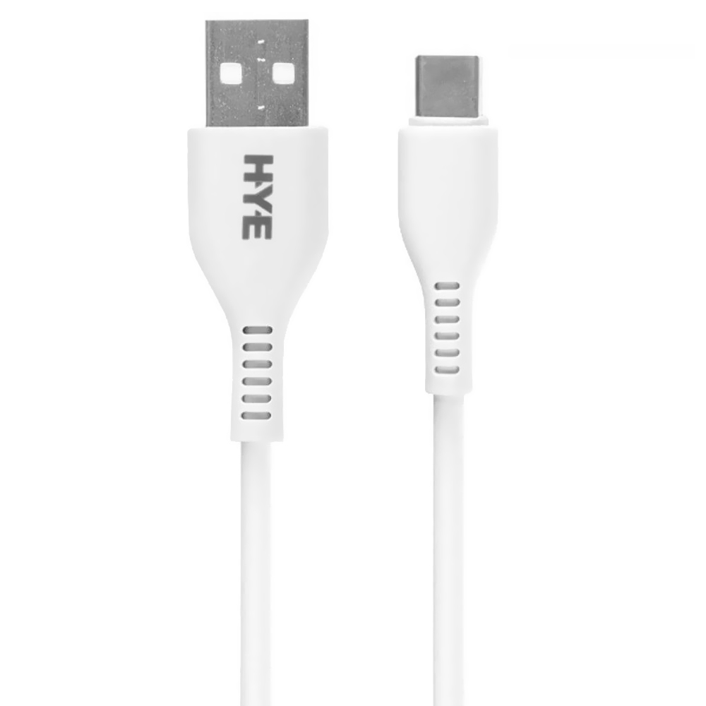 Cabo HYE HYE30C USB-C Macho A USB Macho 1M - Branco