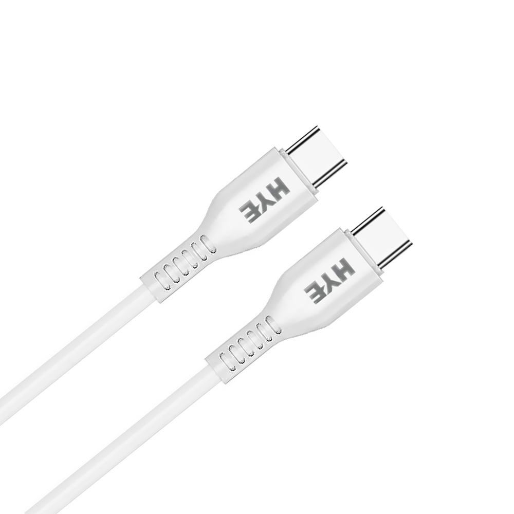 Cabo HYE HYE30CC USB-C Macho A USB-C Macho 1M - Branco