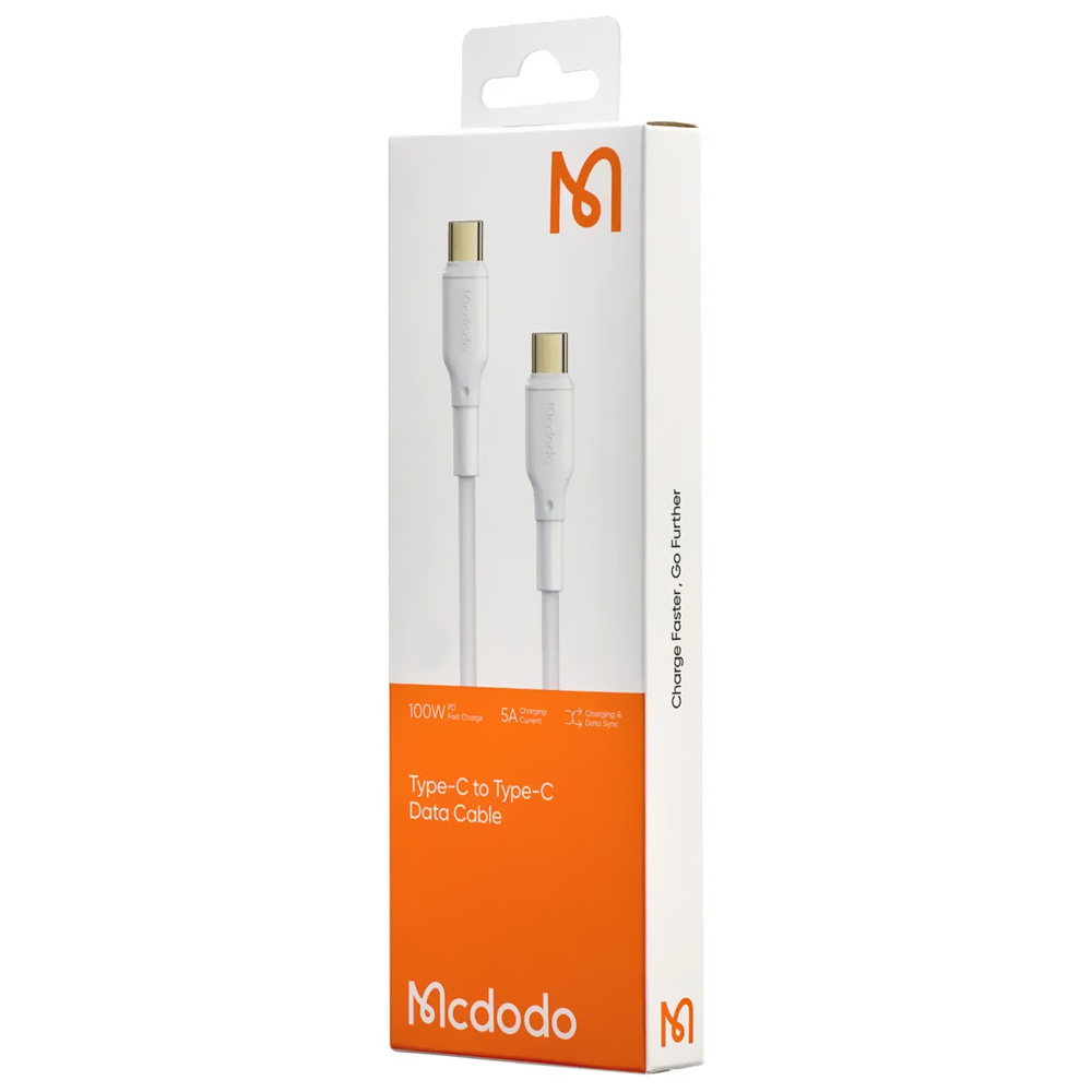 Cabo Mcdodo CA-8352 USB-C Macho para USB-C Macho 2M - Branco