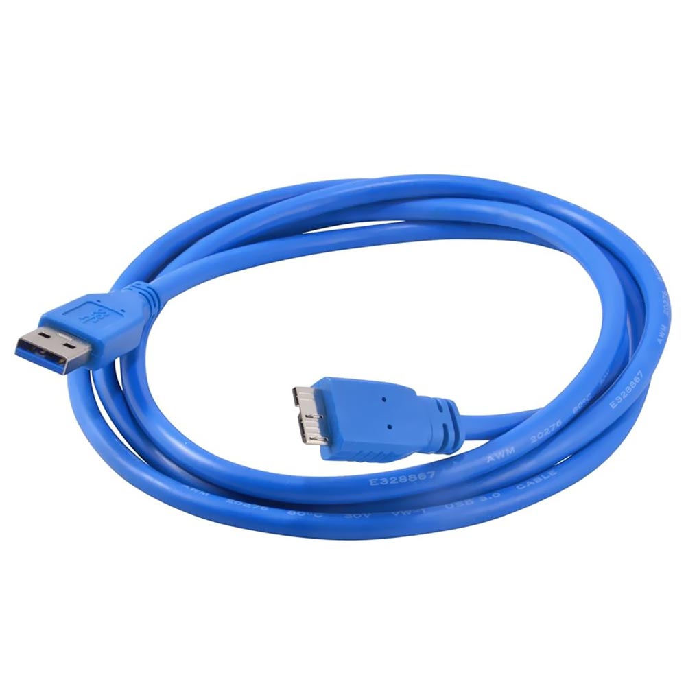 Cabo para HD Externo USB 3.0 - 3M Azul