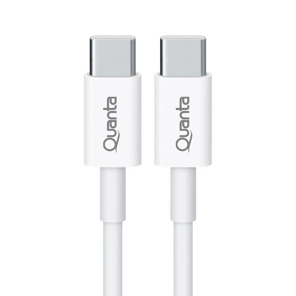 Cabo Quanta QTCTC70 USB-C A USB USB-C Macho 1M - Branco