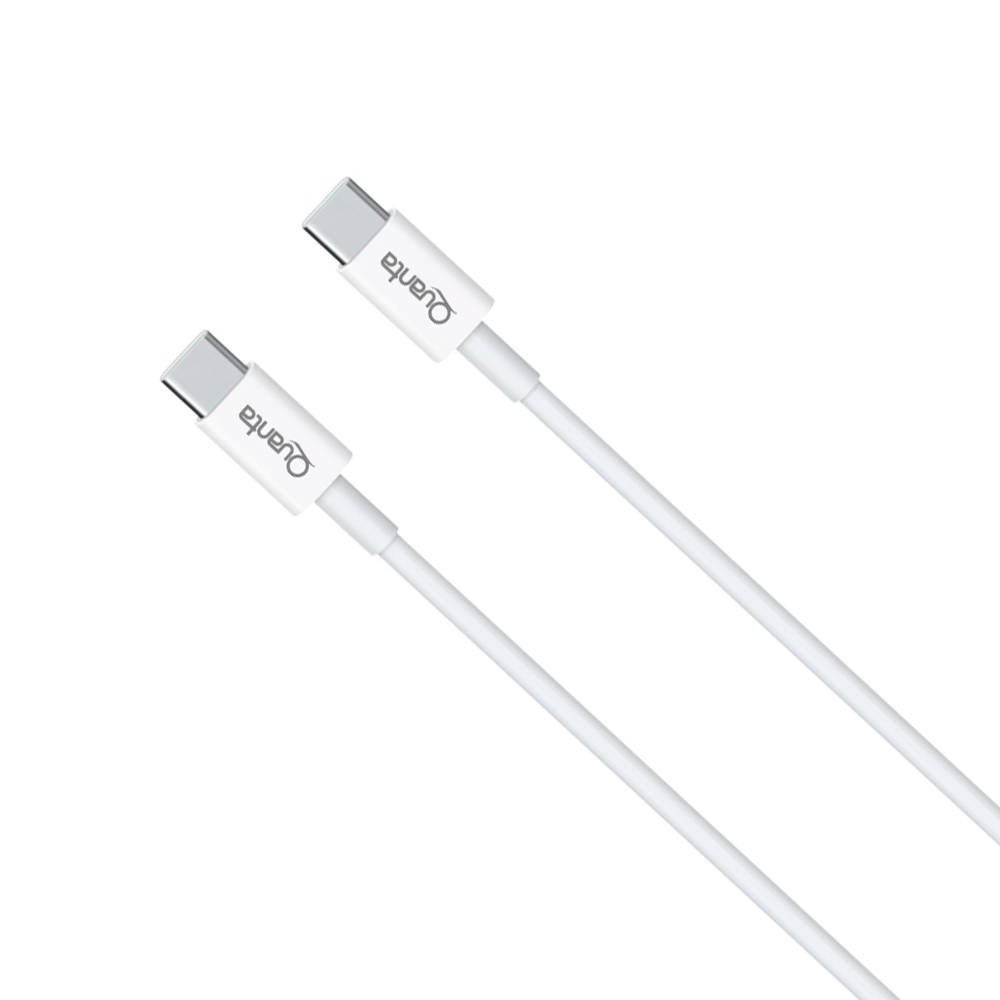 Cabo Quanta QTCTC70 USB-C A USB USB-C Macho 1M - Branco