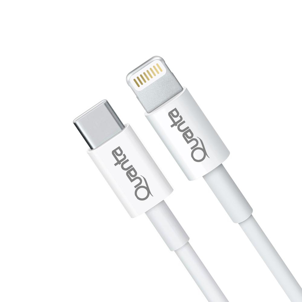 Cabo Quanta QTCTL70 USB-C A Lightning 1M - Branco