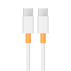 Cabo Xiaomi DC12WK-G USB-C Macho A USB-C Macho 1M - Branco