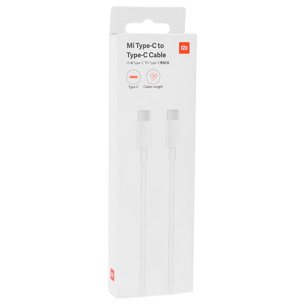 Cabo Xiaomi SJX12ZM USB-C Macho A USB Macho 1.5M - Branco