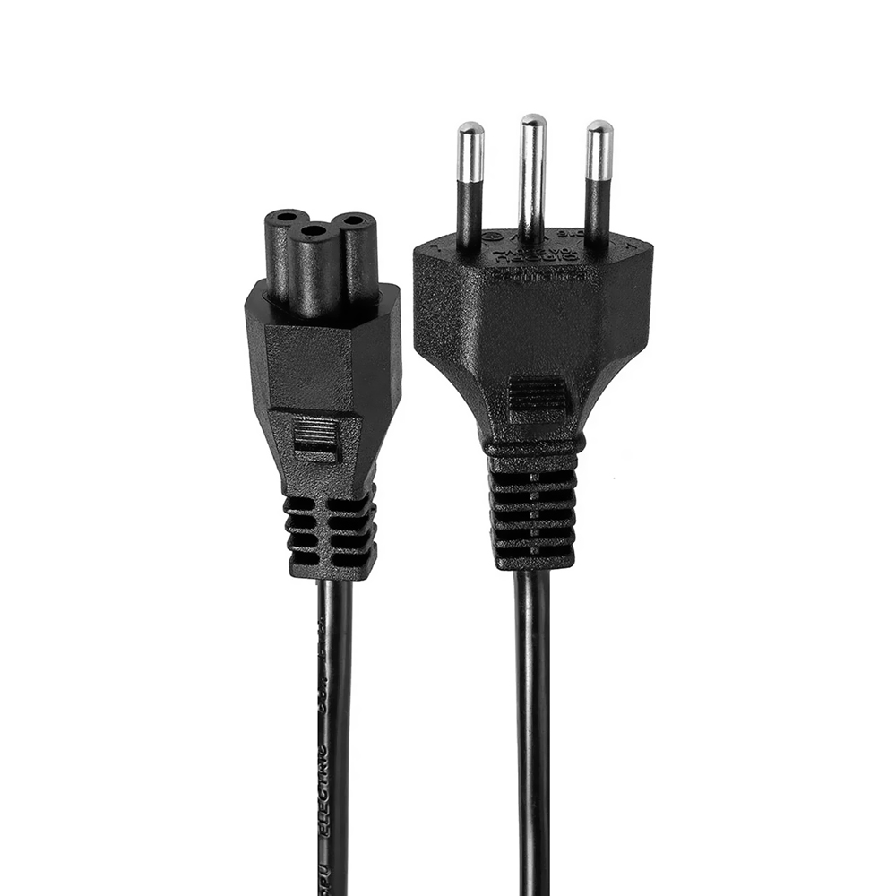 Cabo de Alimentação para Notebook/Nuc Tripolar / BR / 1.50M - Preto