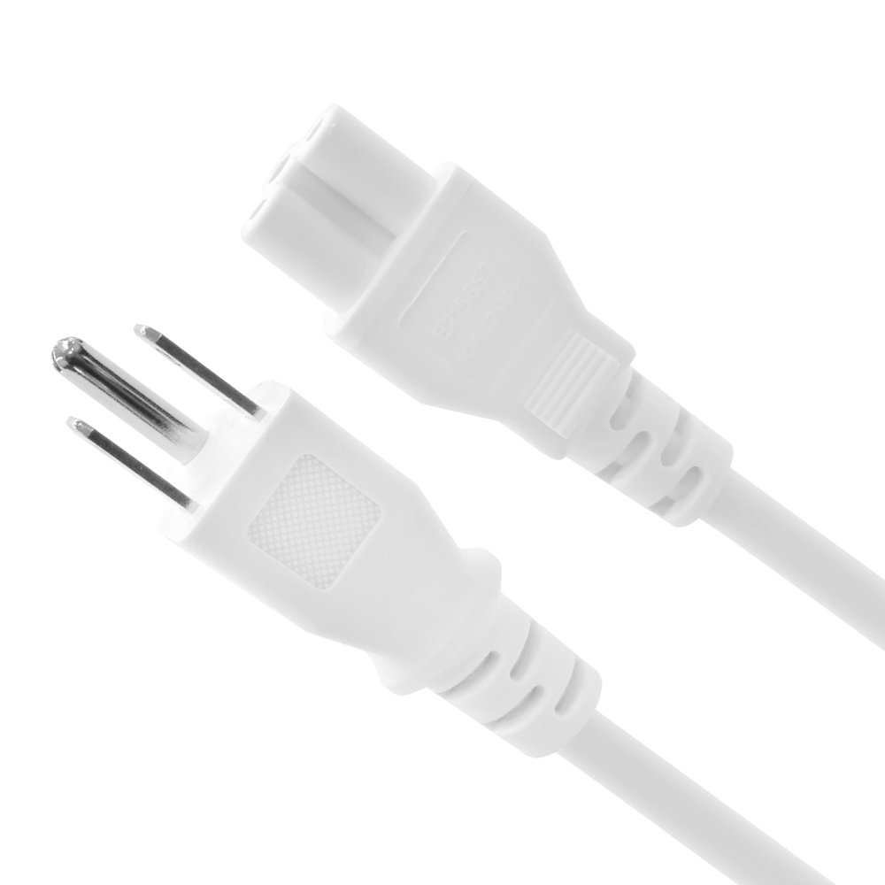 Cabo de Alimentação Tripolar 0.60CM - Branco