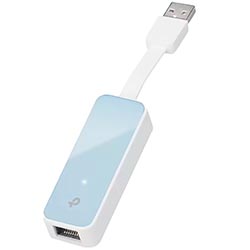 Adaptador de rede Ethernet para USB 2.0 Tp-link UE200 - Branco