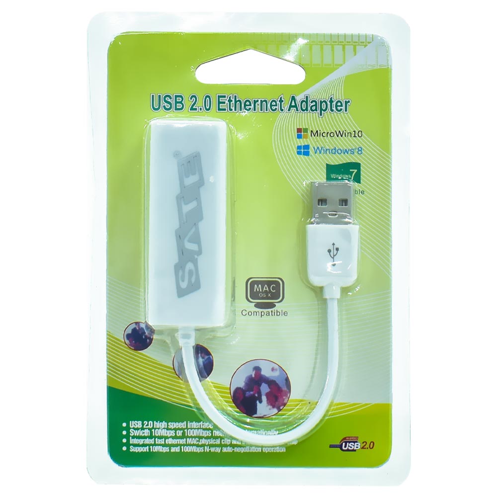 Adaptador de rede USB 2.0 para RJ-45 Satellite