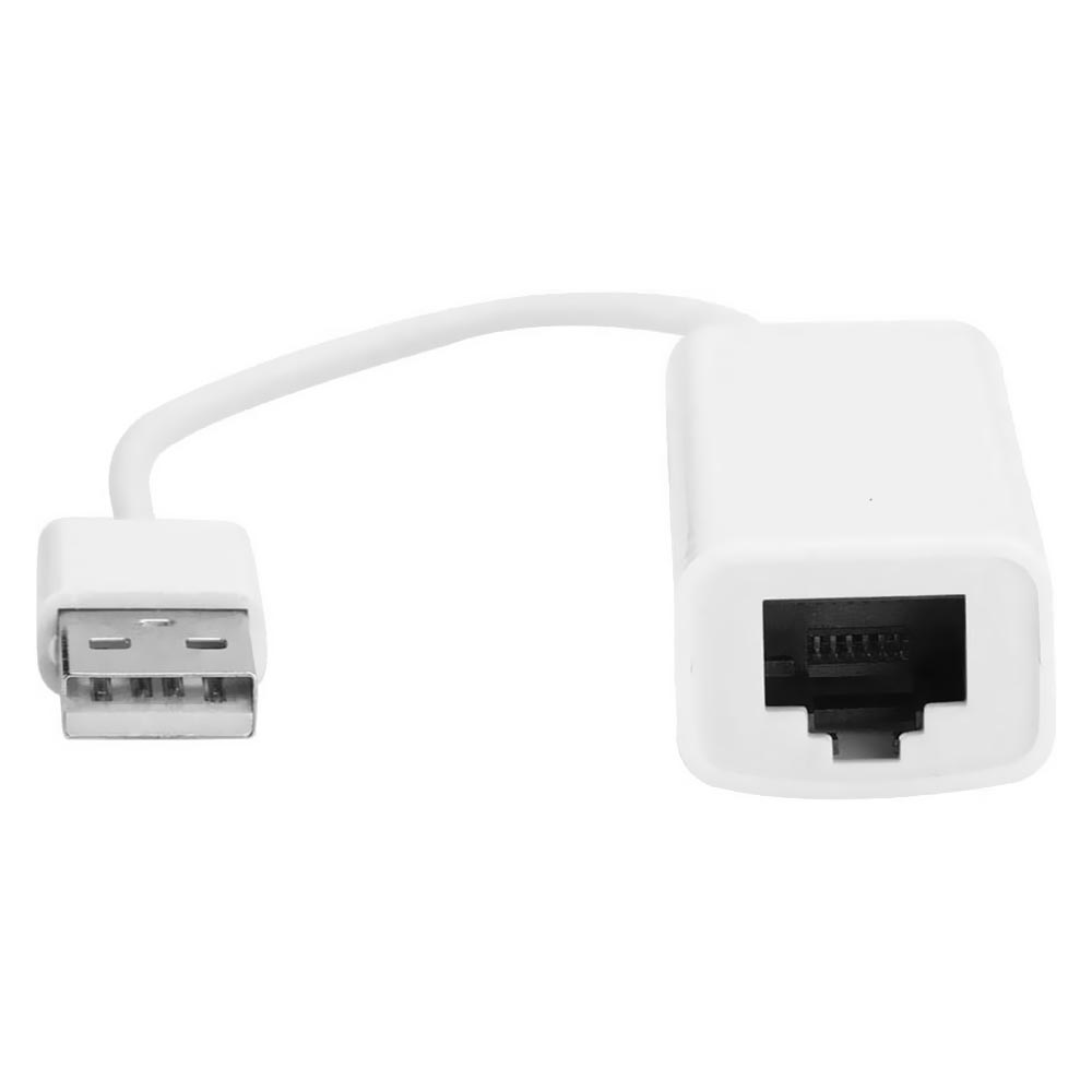 Adaptador de rede USB 2.0 para RJ45 HLD QTS-LAN8152B - Branco