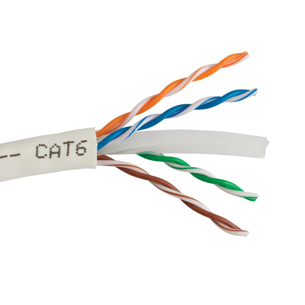 Cabo de Rede UTP CAT6 305M - Branco Ubiquiti 23AWG Plenum (U-CABLE-C6-CMP)