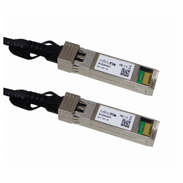 Cabo Mikrotik SFP 10G S+DA0001 Conexão Direta - 1M