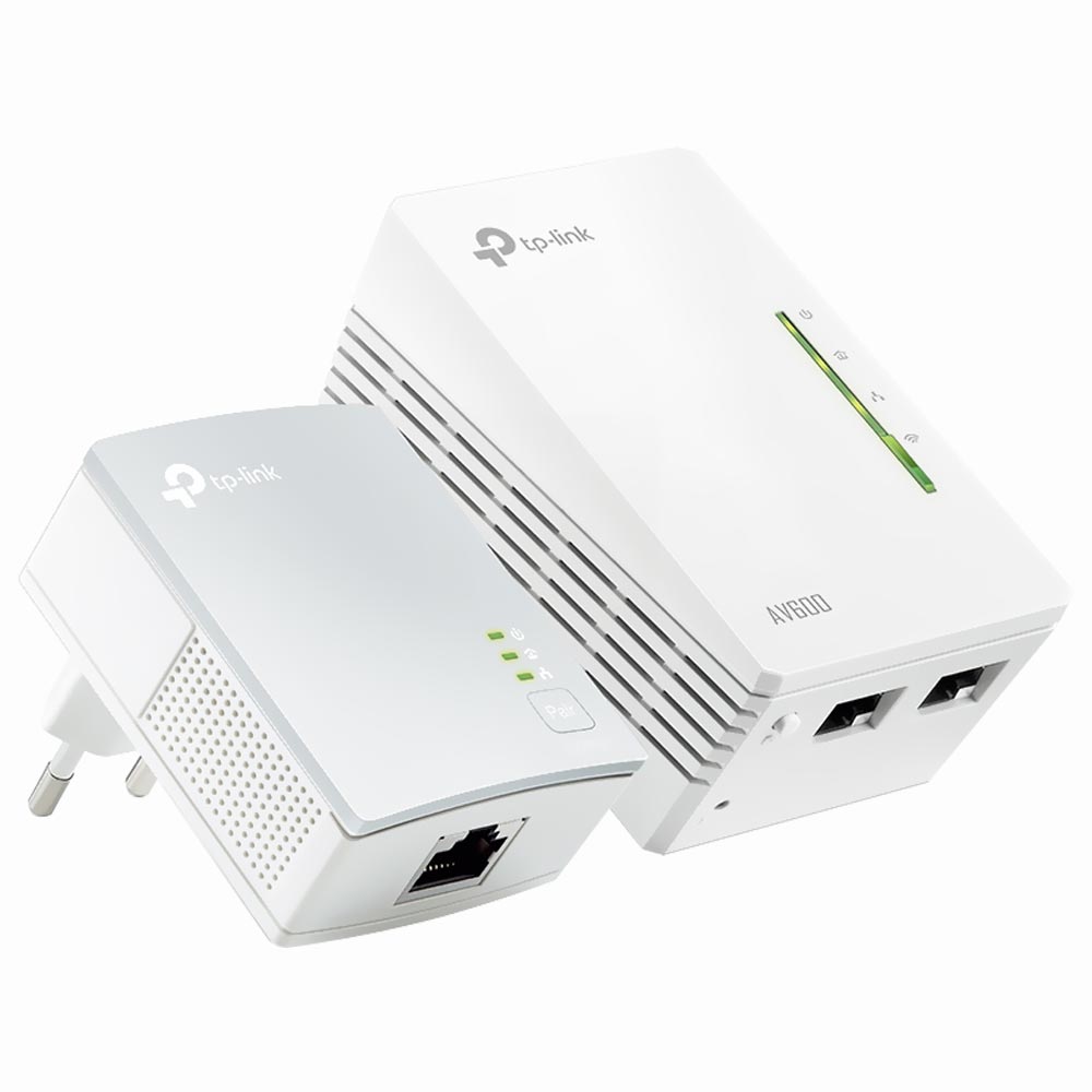 Extensor de Rede Tp-link TL-WPA4220 Kit Powerline AV600