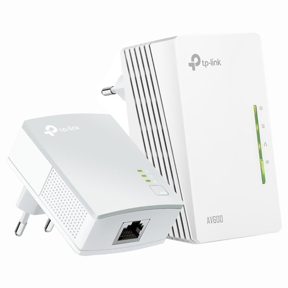 Extensor de Rede Tp-link TL-WPA4220 Kit Powerline AV600