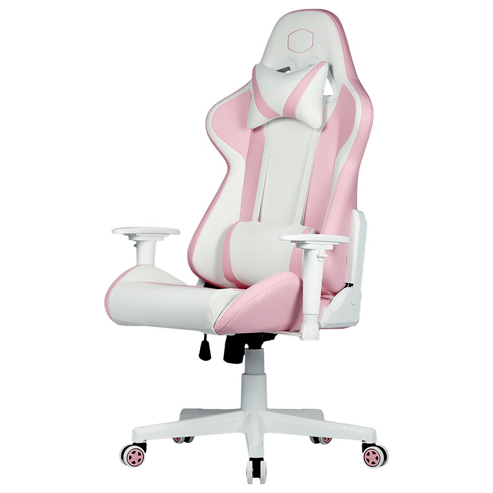 Cadeira Gamer Cooler Master Caliber R1 - Rosa / Branco