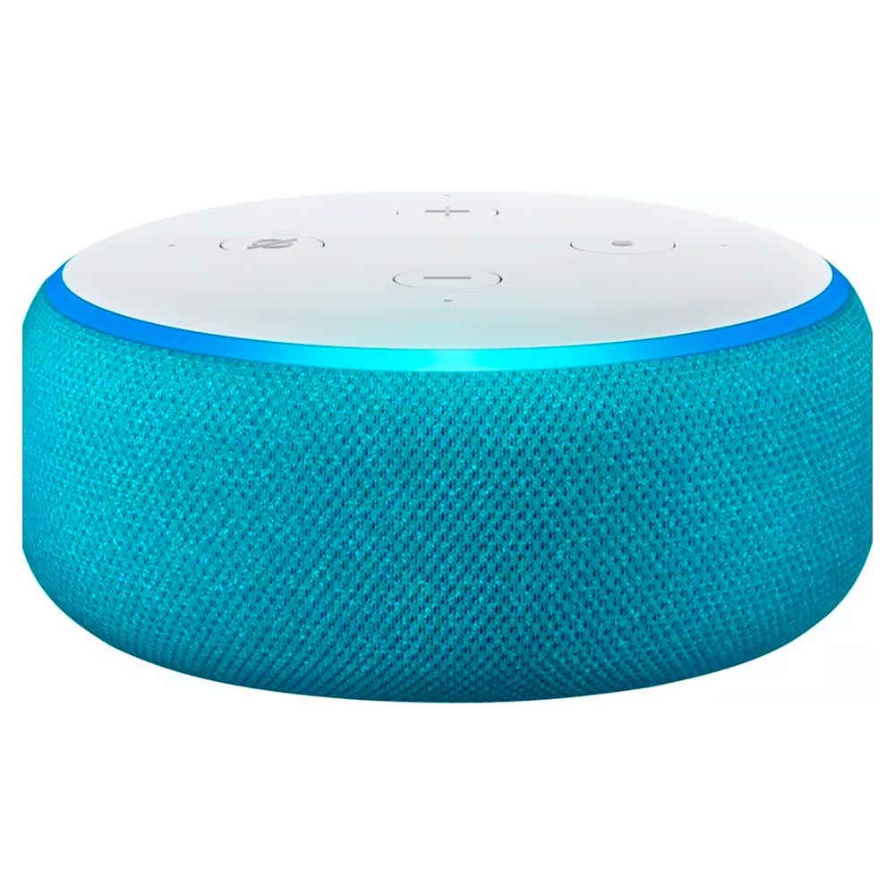 Caixa De Som  Echo Pop Alexa / Bluetooth - Azul no Shoptime