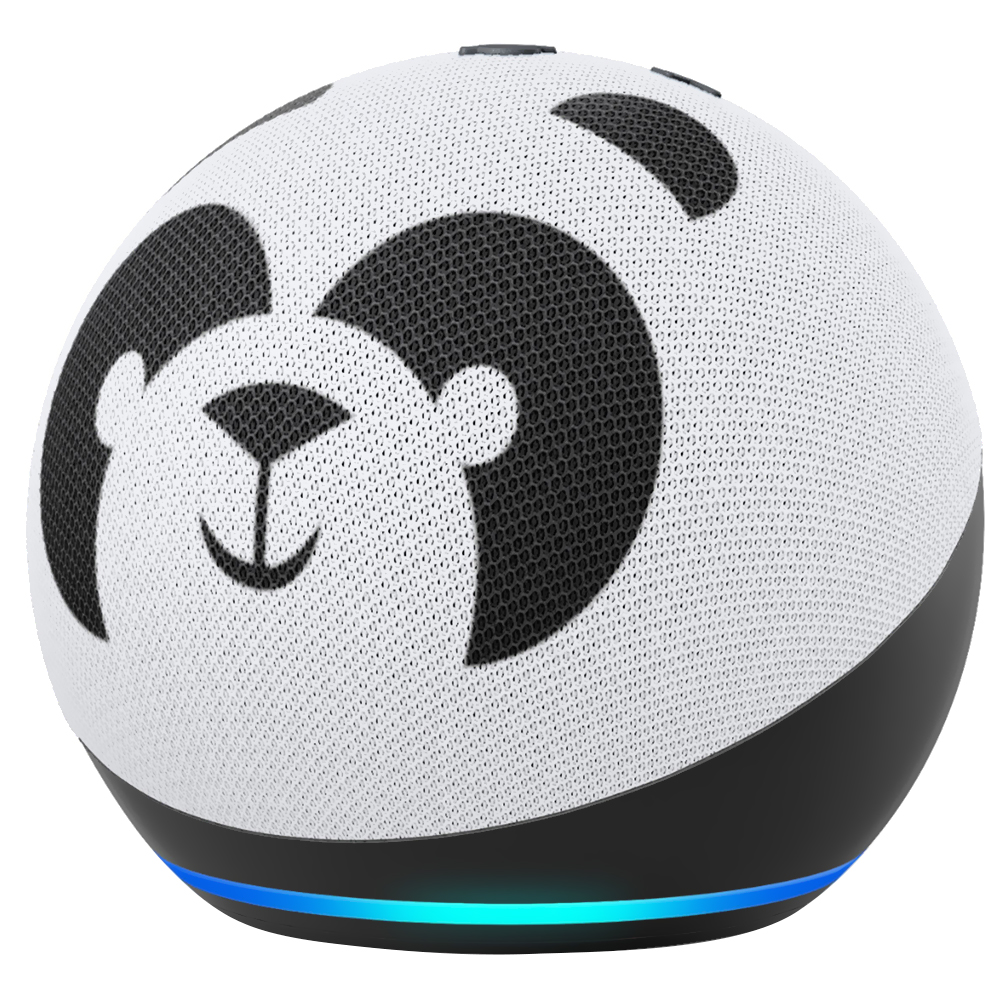 Caixa de Som Amazon Echo Dot Kids 4 Geração / Alexa / Bluetooth - Panda