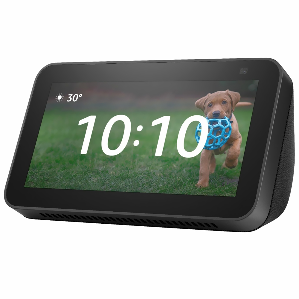Caixa de Som Amazon Echo Show 5 2 Geração com Tela 5.5" / Alexa / Bluetooth - Preto