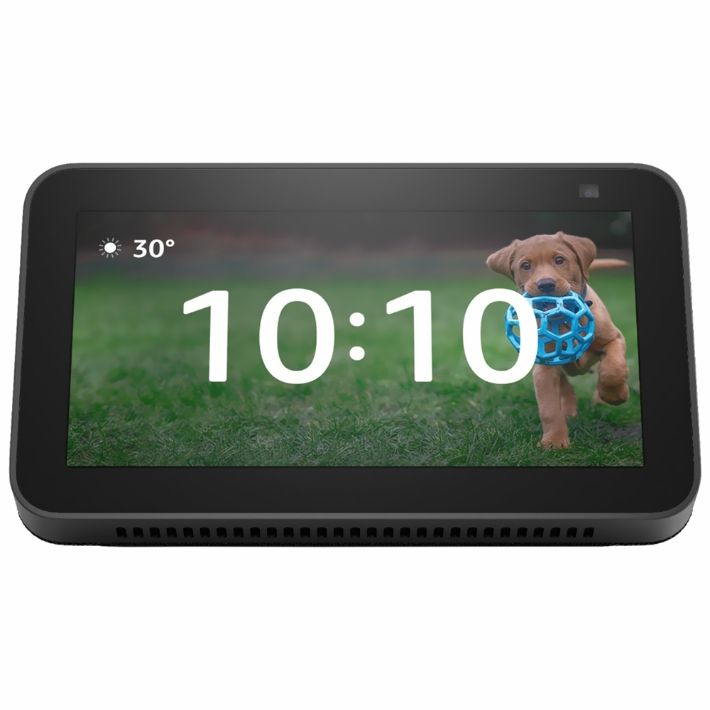 Caixa de Som Amazon Echo Show 5 2 Geração com Tela 5.5" / Alexa / Bluetooth - Preto