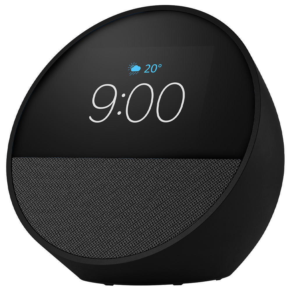 Caixa de Som Amazon Echo Spot Alexa / Bluetooth - Preto