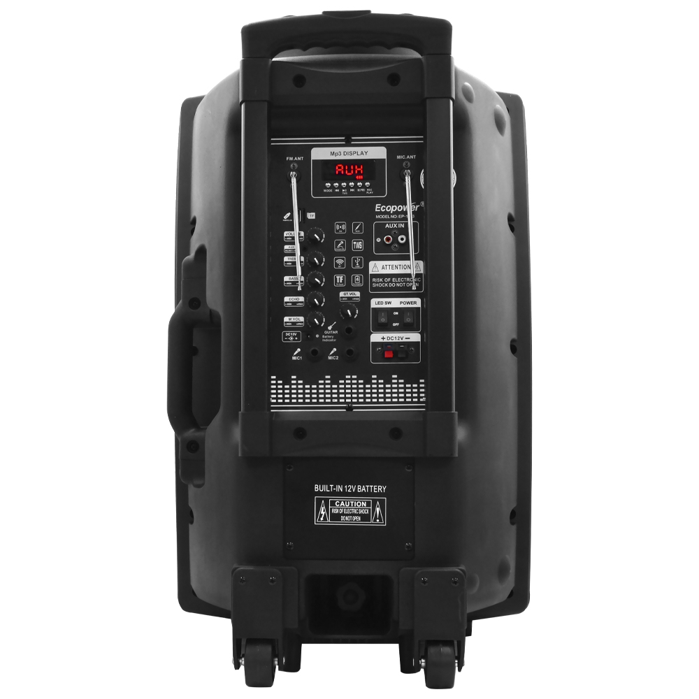 Caixa de Som Ecopower EP-1903 Bluetooth / USB / FM - Preto