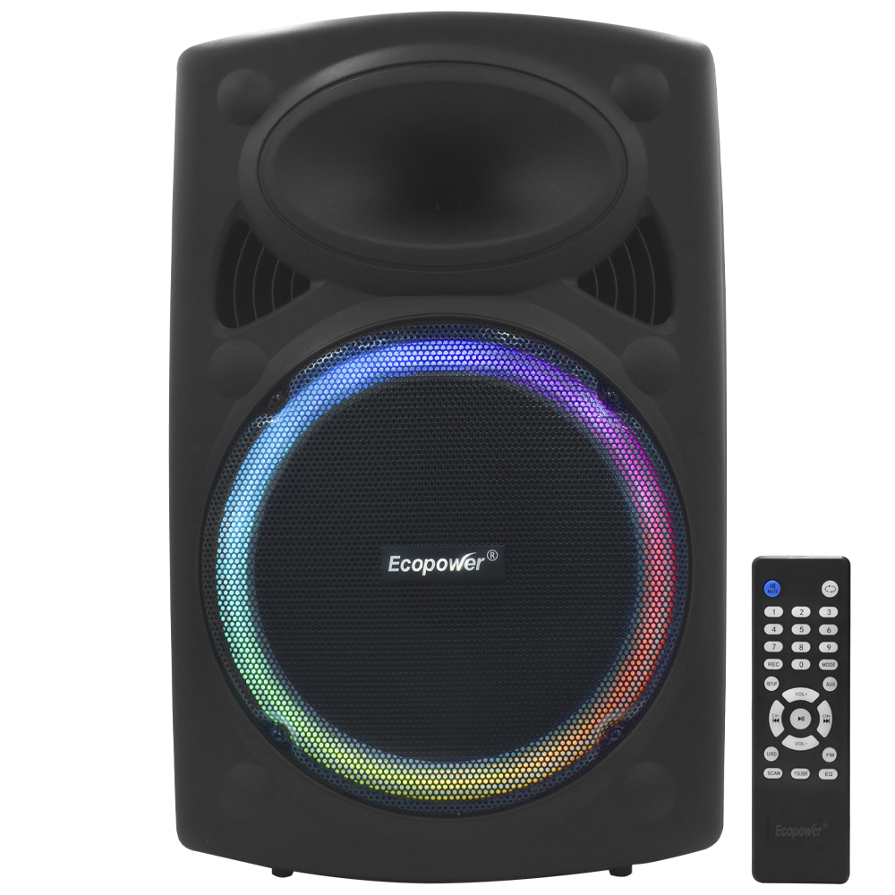 Caixa de Som Ecopower EP-1903 Bluetooth / USB / FM - Preto