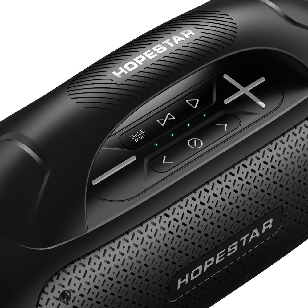 Caixa de Som Hopestar A50 Party 300 HS-1501 Bluetooth / USB / TF / Aux - Preto