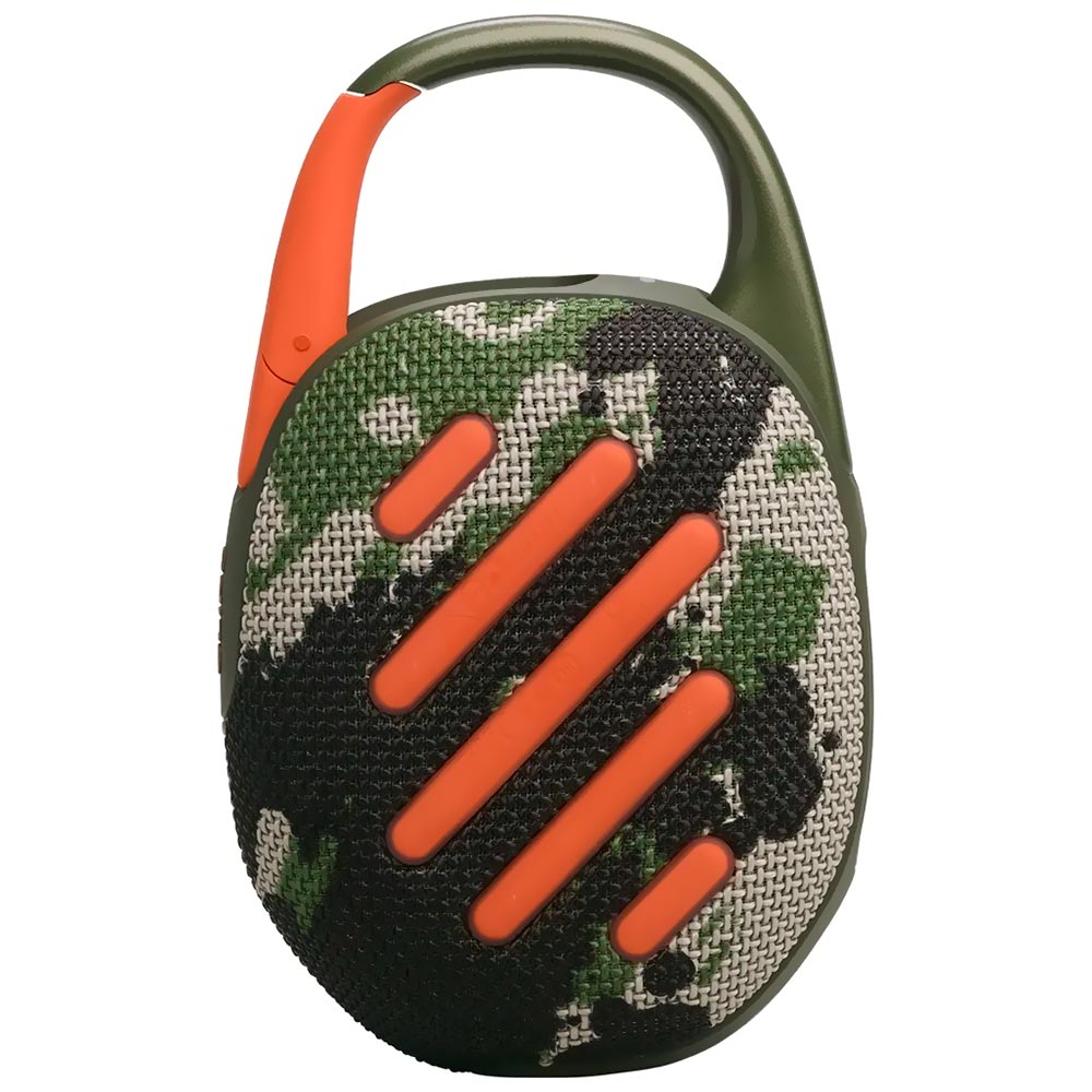 Caixa de Som JBL Clip 5 Bluetooth - Camuflado Squad