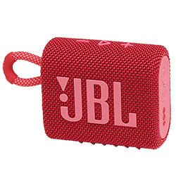 Caixa de Som JBL Go 3 Bluetooth - Vermelho