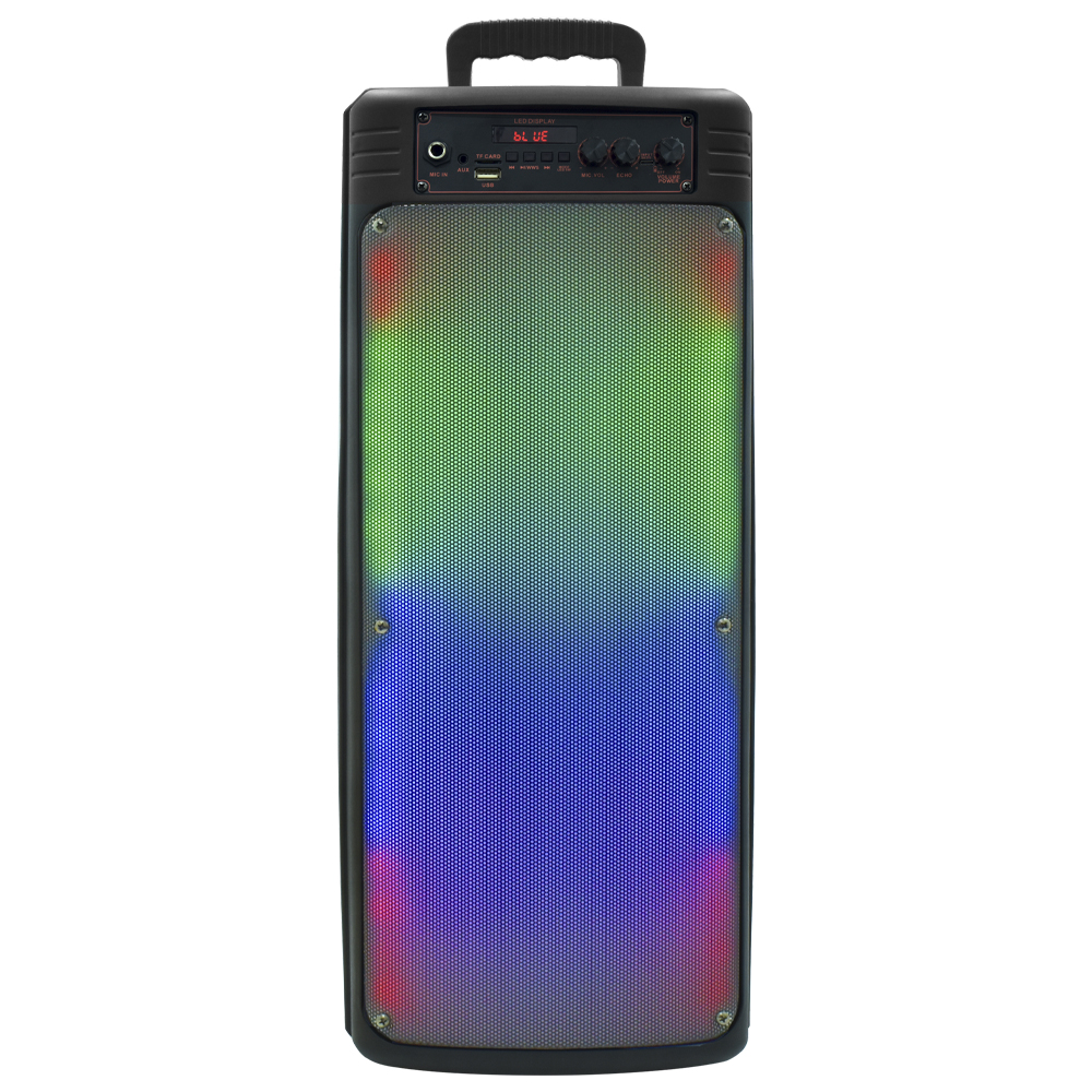 Caixa de Som Kolav XH2801 LED RGB Bluetooth / USB / Micro SD / Bivolt - Preto