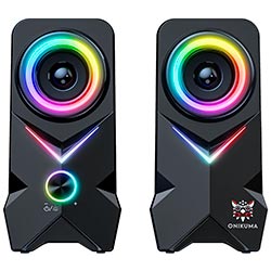 Caixa de Som Onikuma L2 Gaming Bluetooth / USB / RGB - Preto